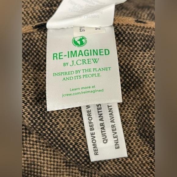 🟢 J. Crew Leopard Print 3/4 Sleeve Cardigan - Picture 12 of 13